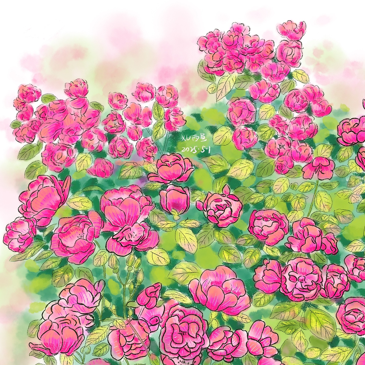 我画过的春天（图ZNDA0NzE3NDcy） - 商业插画 - 站酷设计师西鱼西鱼原创素材 - 站酷ZCOOL