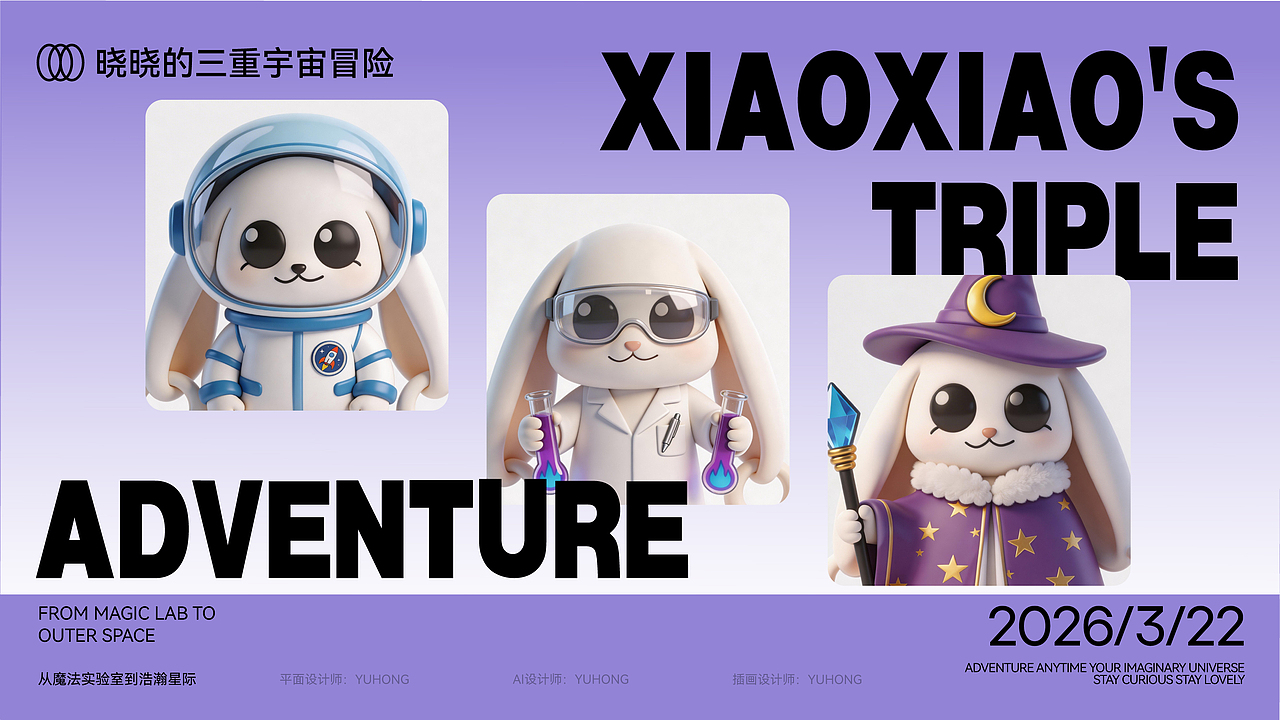 晓晓兔的三重冒险 | IP（图ZNDA0NzE5NzY4） - IP形象 - 站酷设计师与yuhong原创素材 - 站酷ZCOOL