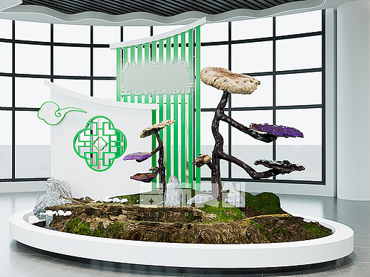 农业经济灵芝展厅