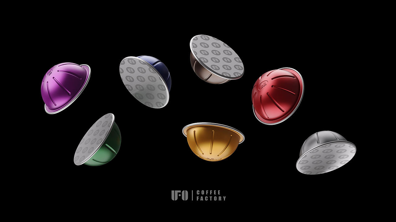 Packaging｜UFO咖啡胶囊包装（图ZNDA0NzI2NTUy） - 包装 - 站酷设计师DD_IVAN原创素材 - 站酷ZCOOL