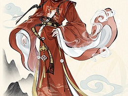 水墨二次元古风角色立绘 可接单欢迎咨询档期