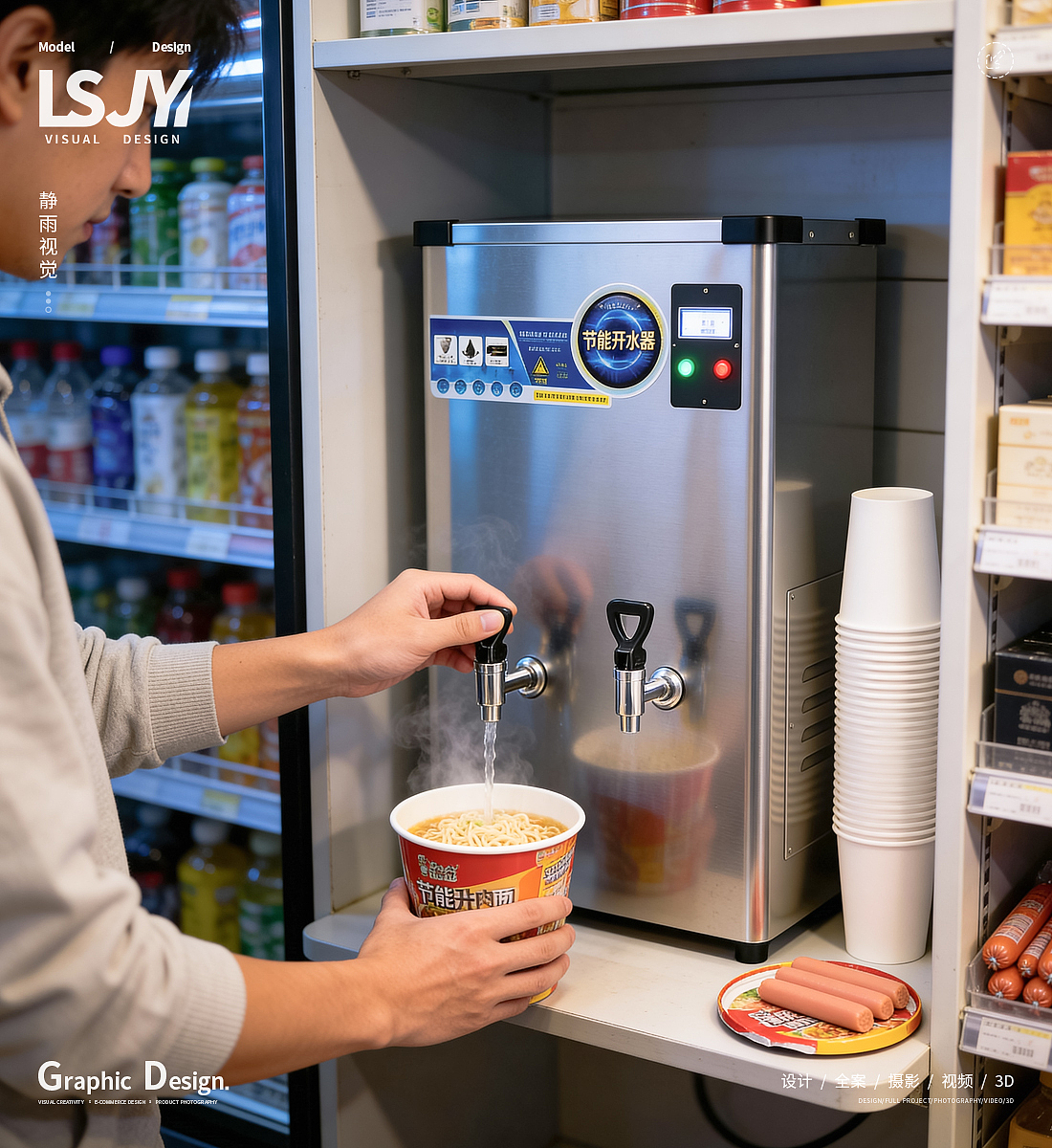 荣事达商用饮水机丨场景图 X 静雨视觉（图ZNDA0NzI4OTE2） - 电商 - 站酷设计师蕾神静雨原创素材 - 站酷ZCOOL
