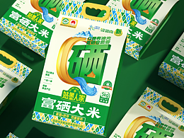 姑墨人家 x 谷說設(shè)計  富硒大米（已商用）