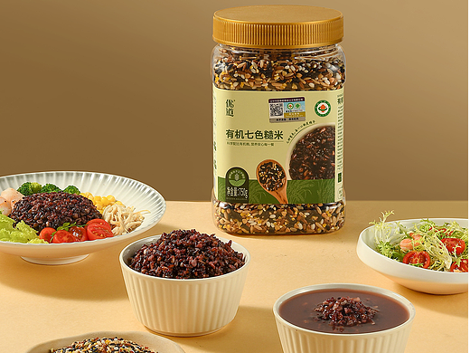 杂粮电商图片拍摄，简单背景主体更突出