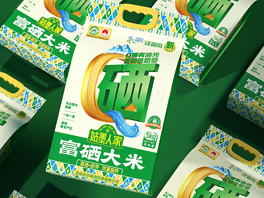 姑墨人家 x 谷说设计 富硒大米（已商用）