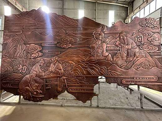 中医院大厅浮雕设计制作公司