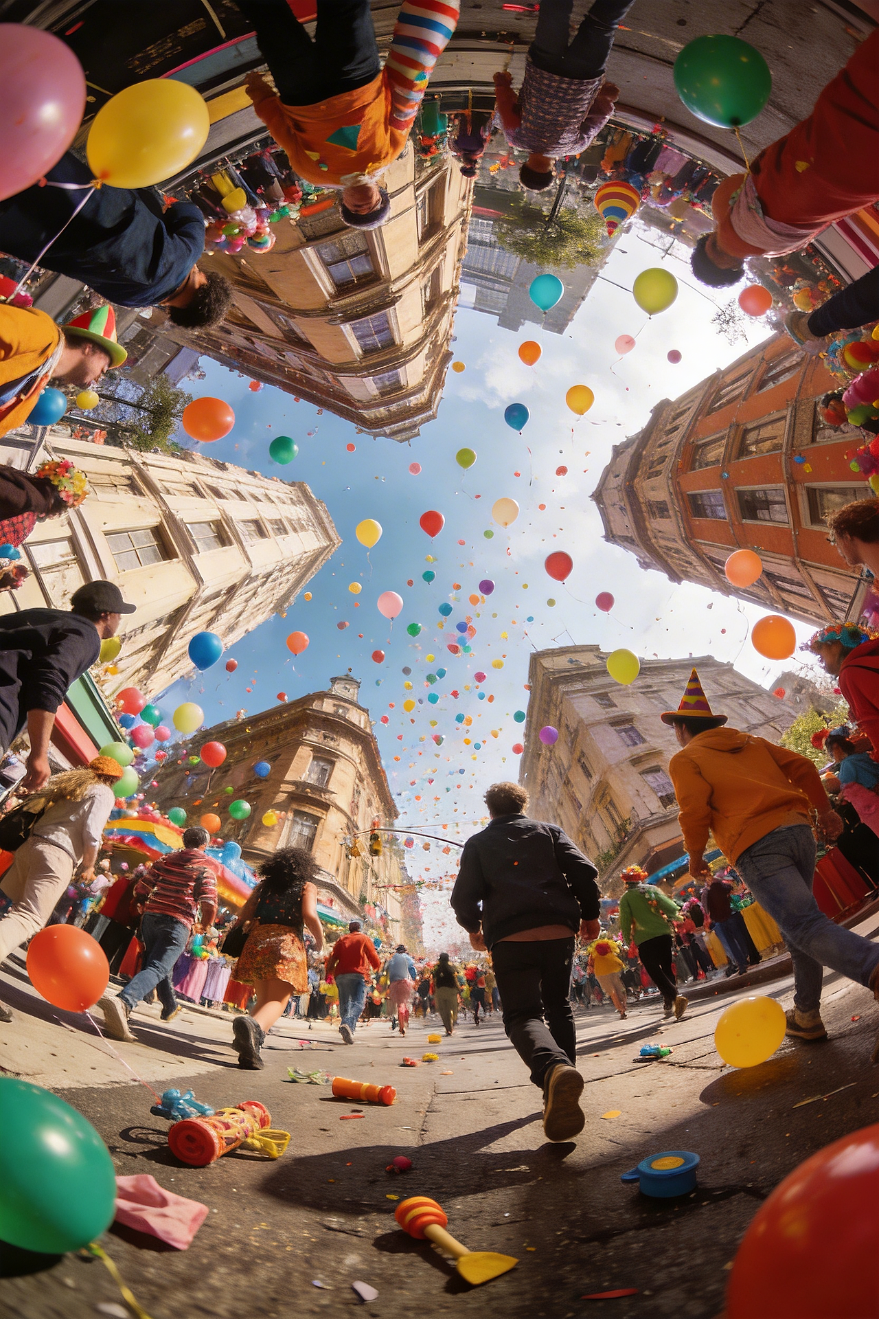 愚人街景幻象集AI关键词（图ZNDA0NzQ3ODY0） - AI作品 - 站酷设计师李小红HONG原创素材 - 站酷ZCOOL