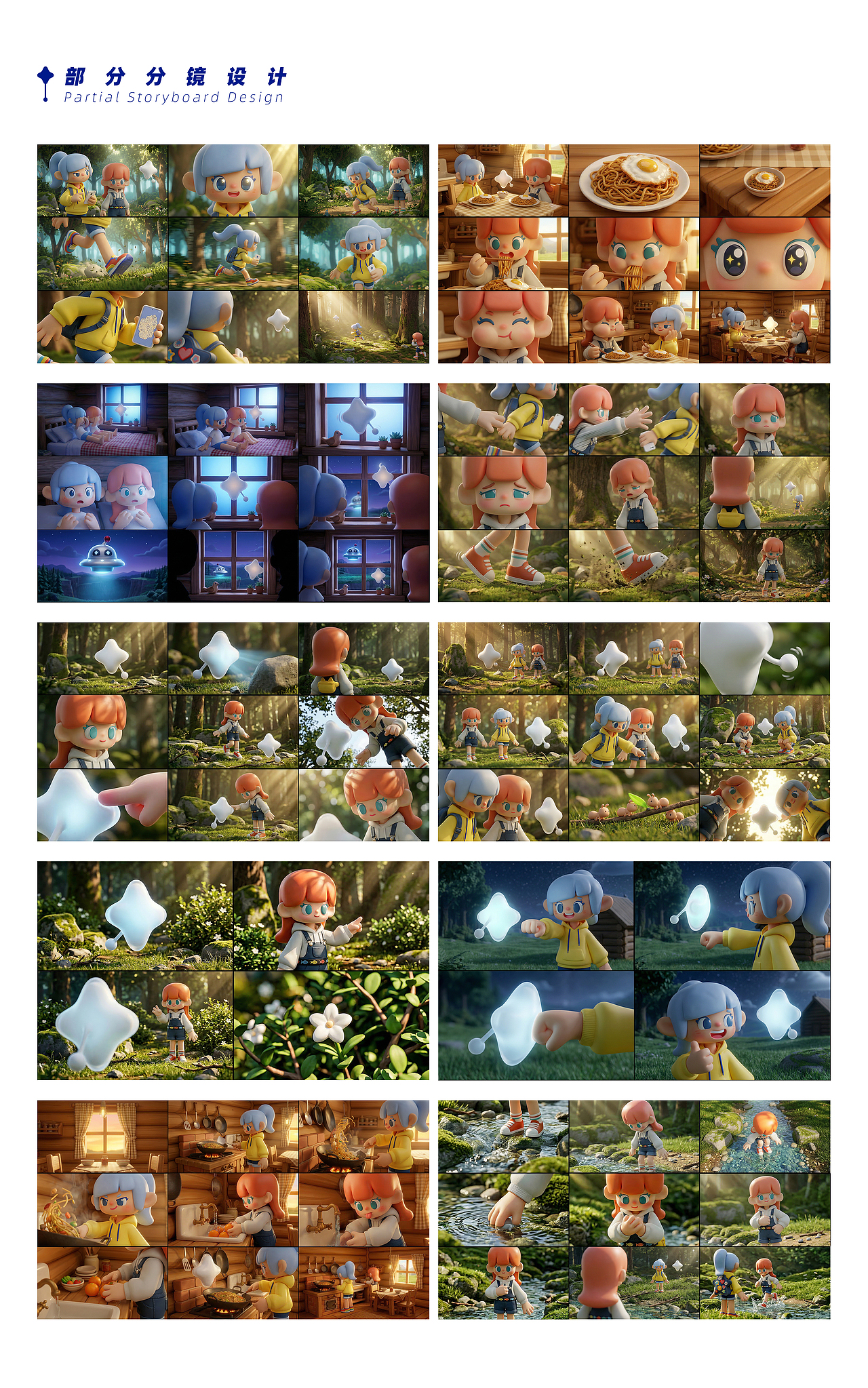 11分钟AI动画短片《星星》（图ZNDA0NzQ4Mzc2） - 动画片 - 站酷设计师长毛大脚怪原创素材 - 站酷ZCOOL