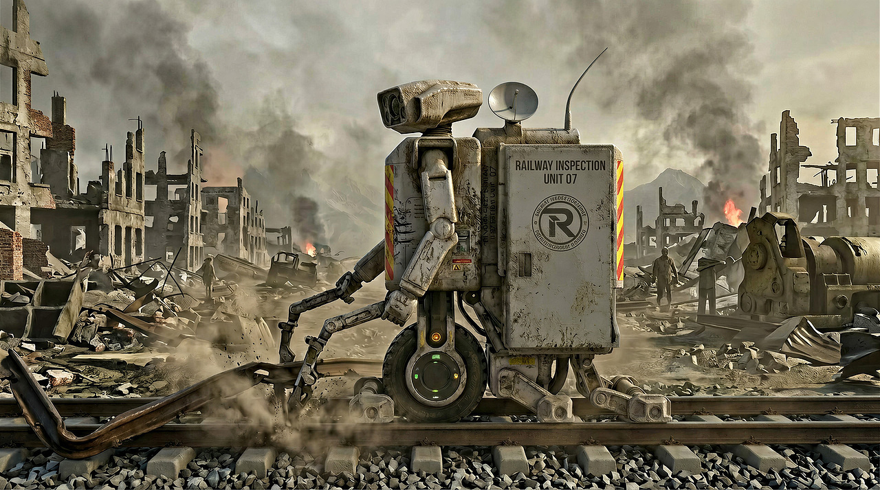 铁路维护机器人（图ZNDA0NzU0NDM2） - 其他工业/产品 - 站酷设计师向宝宝带你飞原创素材 - 站酷ZCOOL