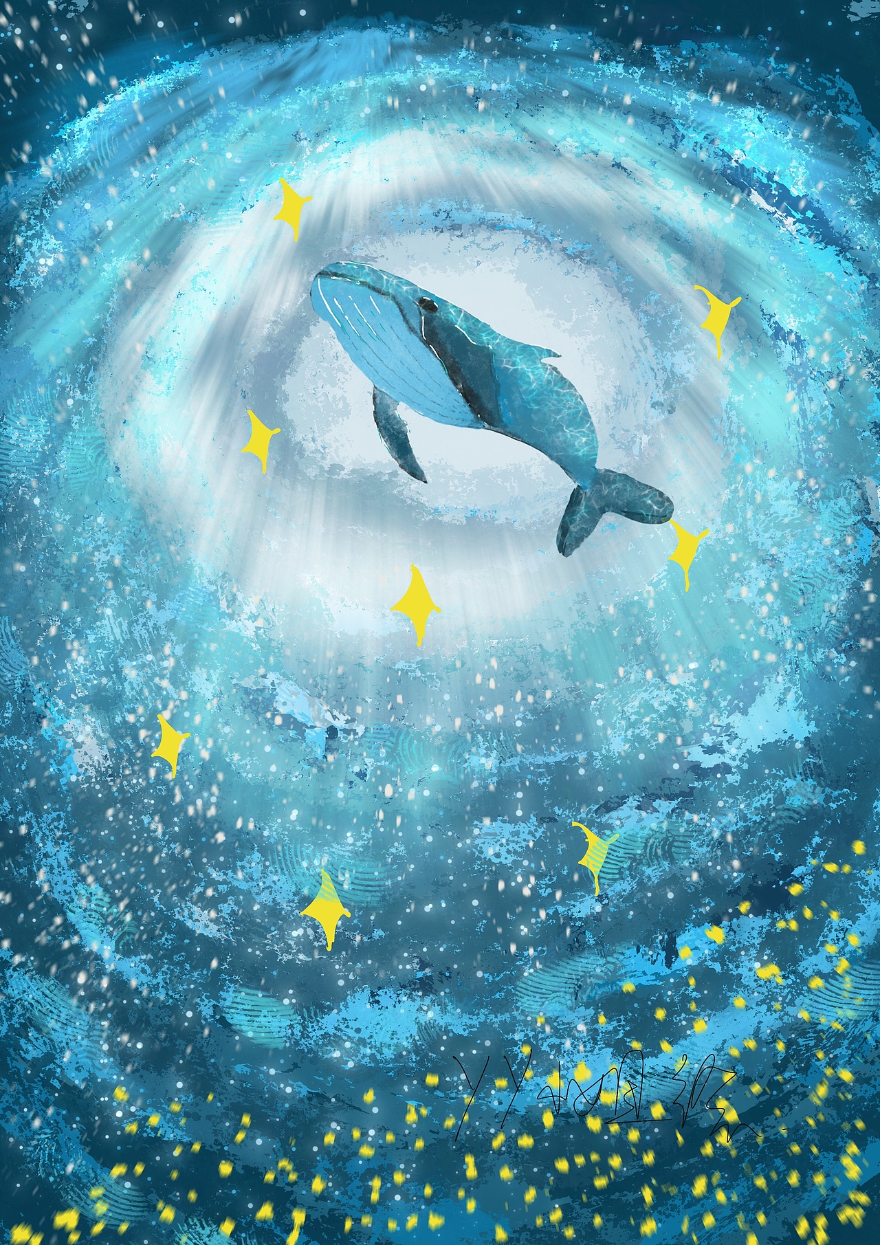 治愈系插画/壁纸（图ZNDA0NzU5MTA4） - 艺术插画 - 站酷设计师Z441581571原创素材 - 站酷ZCOOL