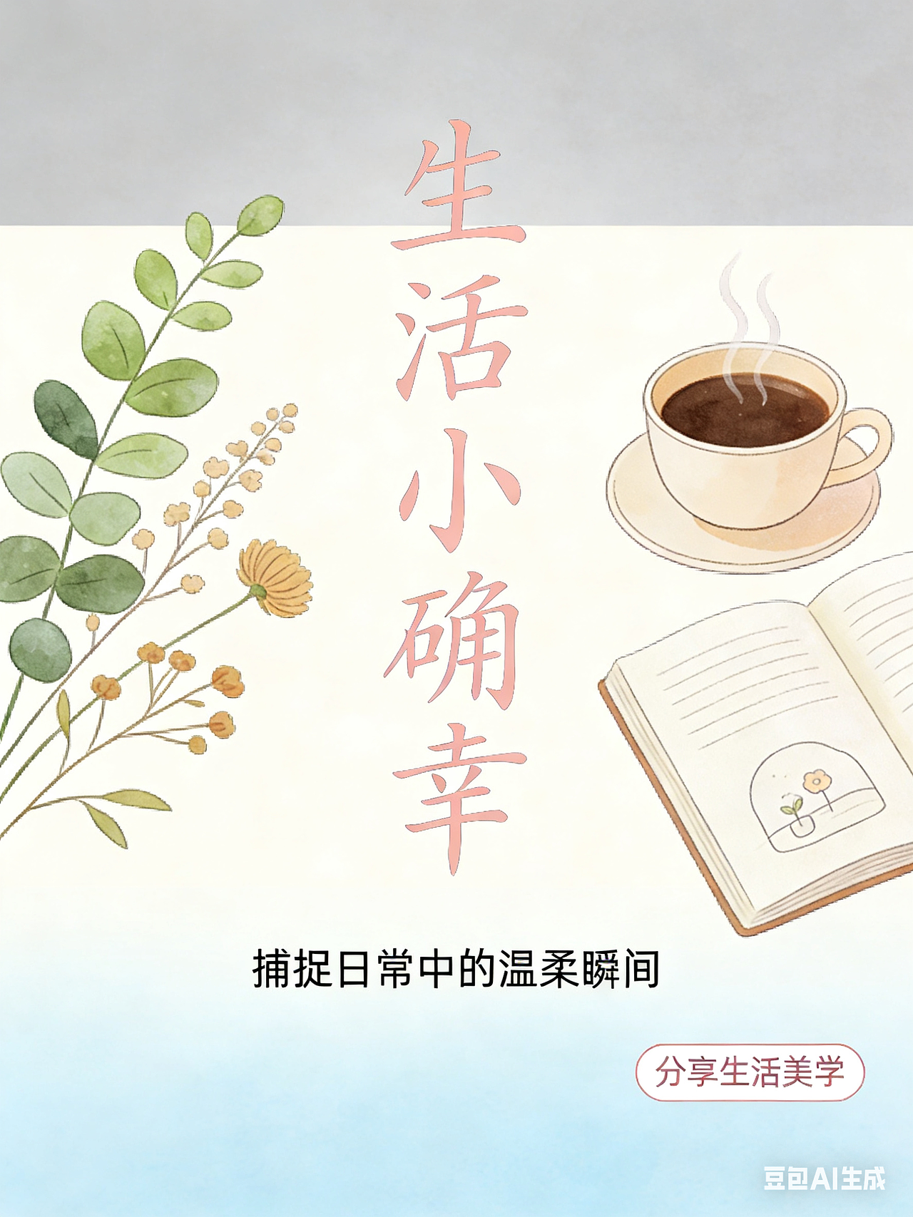 文艺清新风（图ZNDA0NzU5Njg4） - 海报 - 站酷设计师小婉不是大腕原创素材 - 站酷ZCOOL