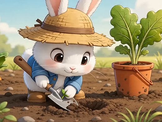 泥土里的小希望