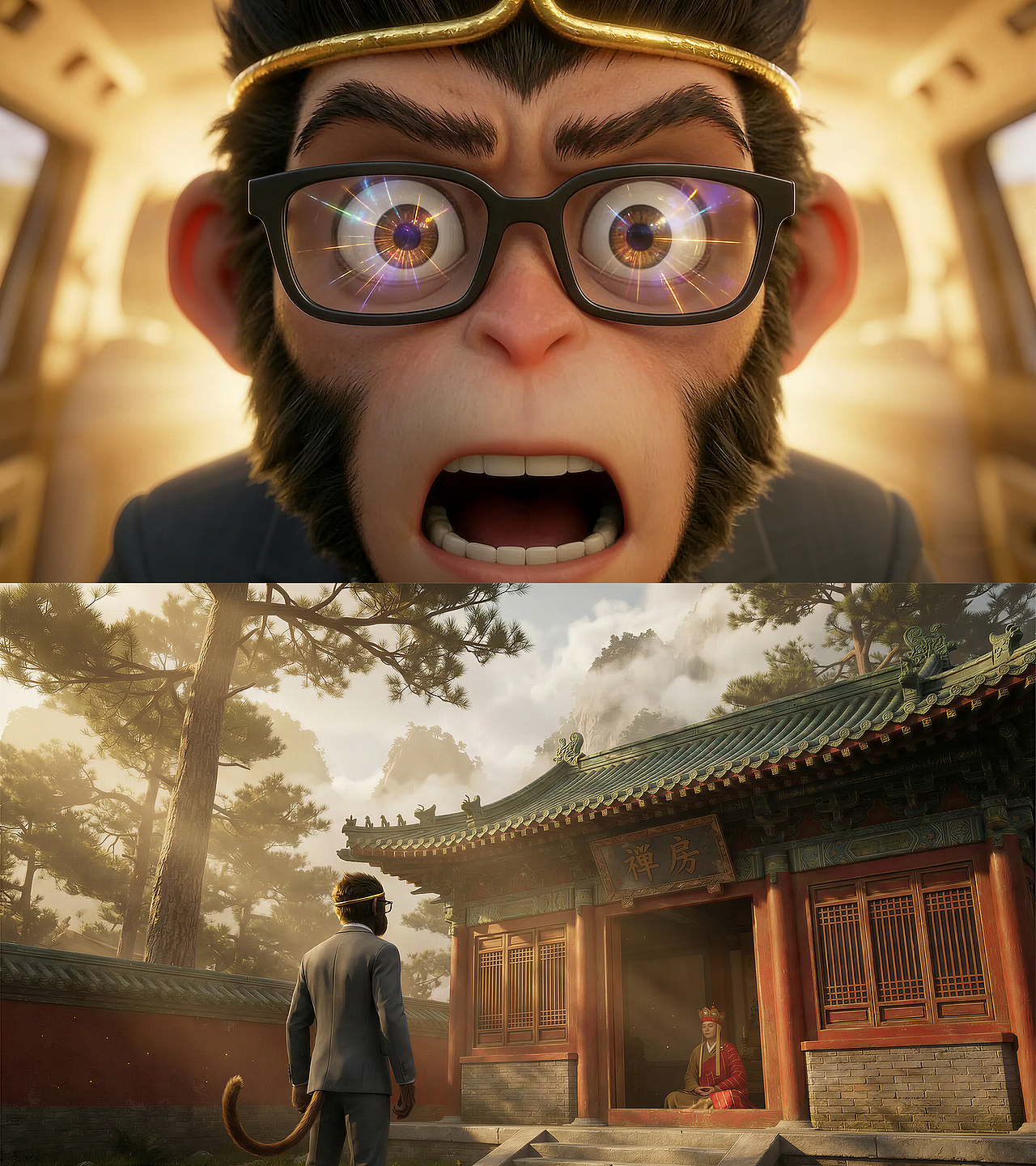 【移动大圣府】 岚图汽车 X 站酷（图ZNDA0NzY0MTcy） - AI作品 - 站酷设计师喂野猪原创素材 - 站酷ZCOOL