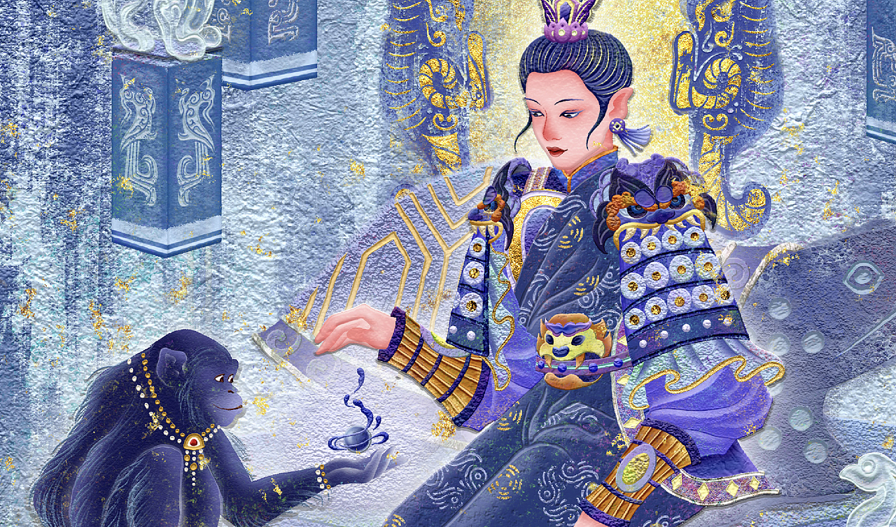 二十八星宿·四水星君（图ZNDA0NzY0NDI0） - 艺术插画 - 站酷设计师插画师奇点原创素材 - 站酷ZCOOL