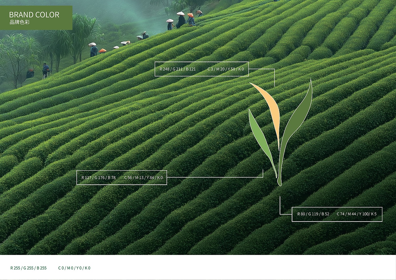 野露芽 | 高端茶叶品牌 | 视觉识别系统（图ZNDA0NzY1MzA4） - 品牌 - 站酷设计师Doria_企权权原创素材 - 站酷ZCOOL