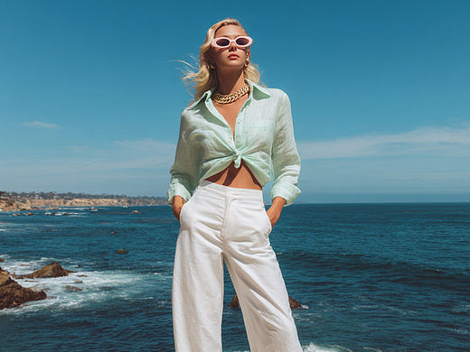 摄影灵感｜ai置景 夏日海风