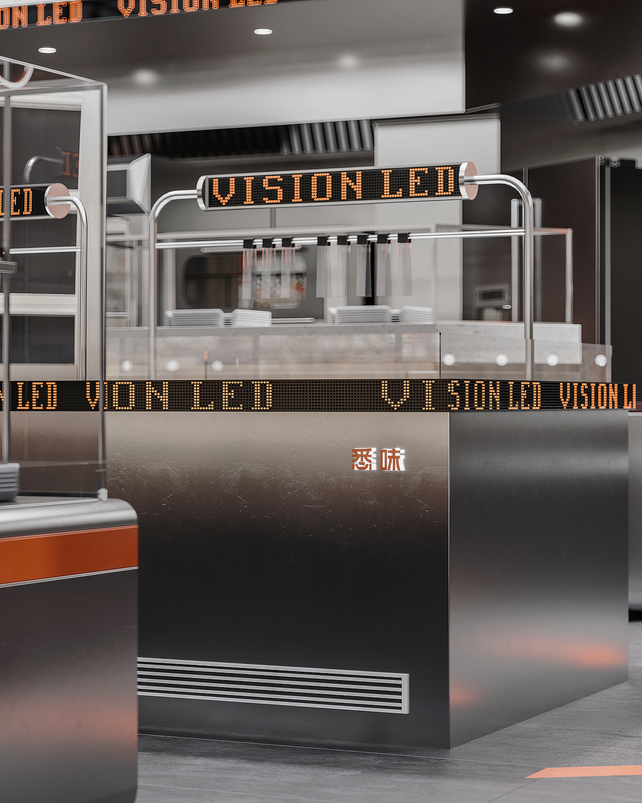 橙灰序章 | 甜品空间美学（图ZNDA0Nzc2OTY0） - 酒店餐饮设计 - 站酷设计师北玄笑笑原创素材 - 站酷ZCOOL