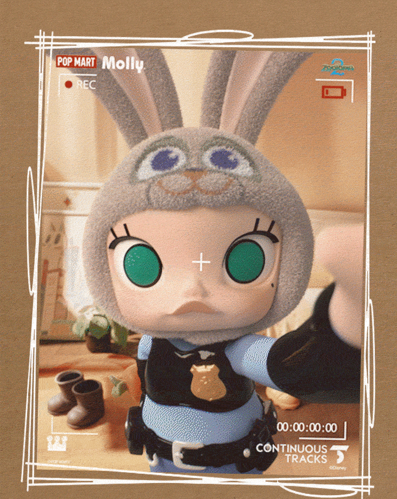 项目回顾 |「泡泡玛特MOLLY&《疯狂动物城2》」CG广告（图ZNDA0Nzc3Mjc2） - 动画/影视 - 站酷设计师连续履带原创素材 - 站酷ZCOOL