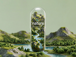 自然膠囊//微縮景觀系列圖