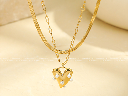 义乌饰品拍摄 外贸饰品静物拍照 希音项链饰品静物拍摄