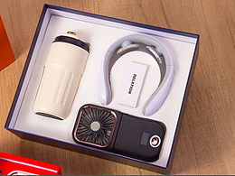 定制礼品实拍产品特点可折叠手机支架风扇