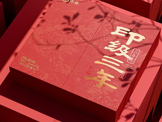 中茶·印级三年｜普洱熟茶礼盒包装设计