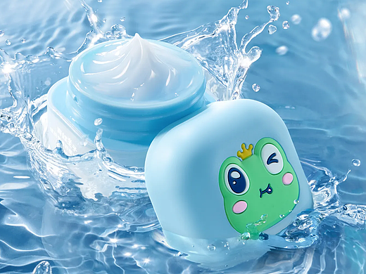 婴童护肤静物摄影全案 | 青蛙王子-水水霜主题摄影