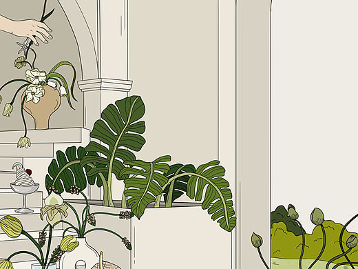 品牌插画设计🌿🌷🪻