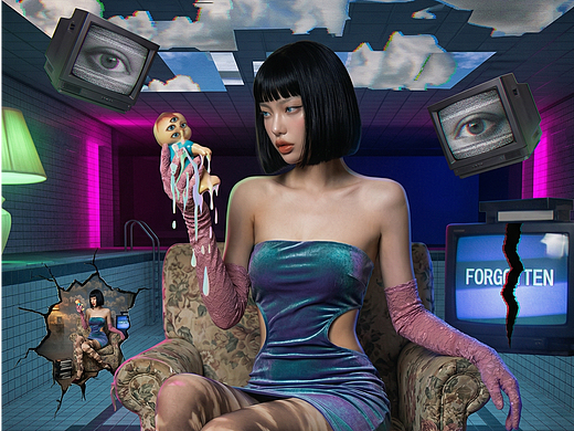 Dreamcore / Weirdcore 怪核世界|视觉纯分享