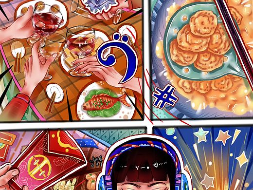 听，这是过年的声音。