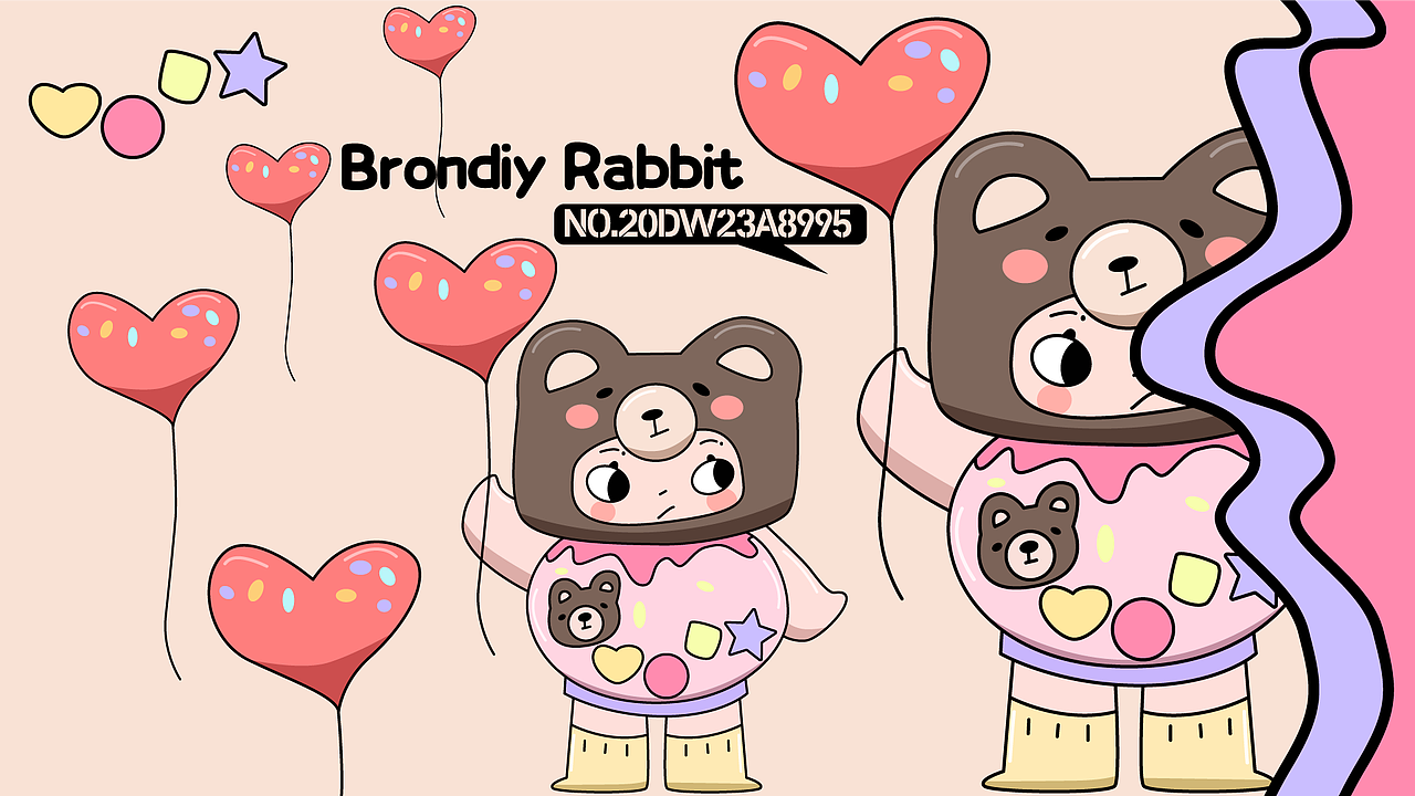 Brondiy Rabbit之游乐园一日游1（图ZNDA0ODEwNTY0） - IP形象 - 站酷设计师李阿呆_企权权原创素材 - 站酷ZCOOL
