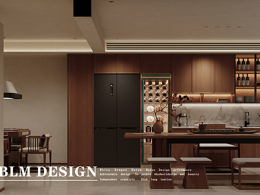 新中式-白龙马效果图