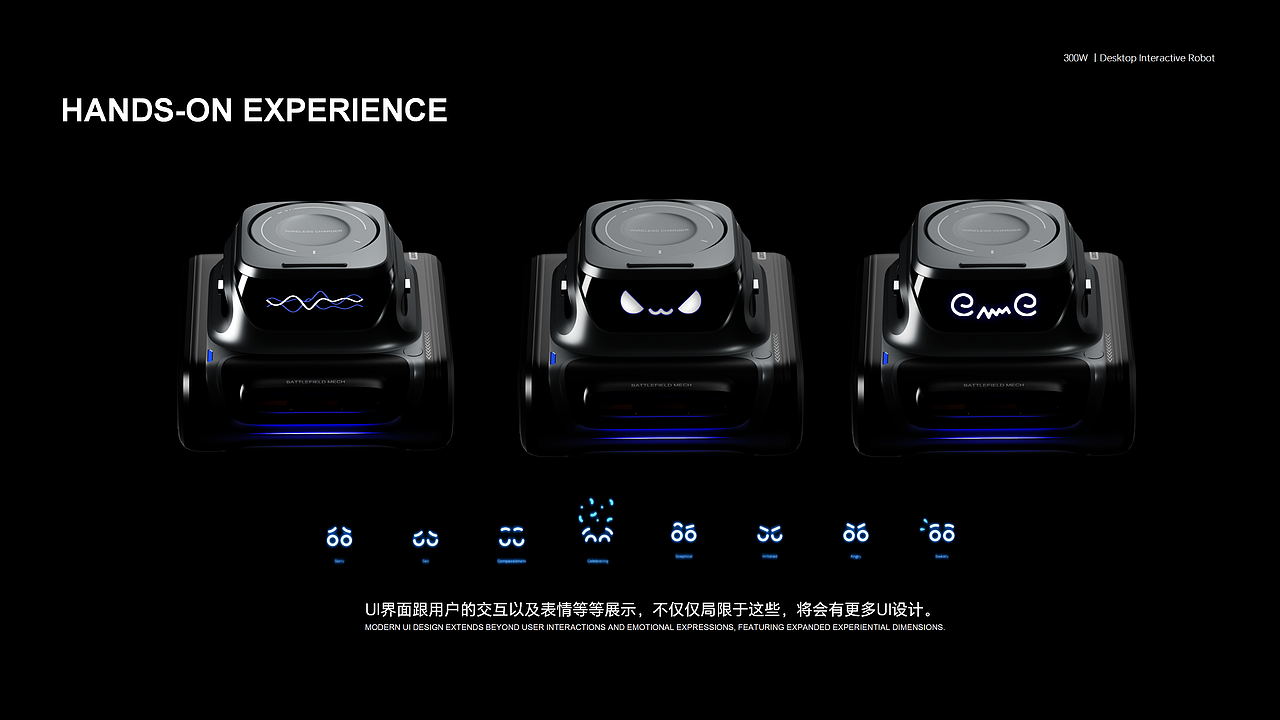300W丨桌面充机器人300W丨Desktop Interactive Robot（图ZNDA0ODIxMDA4） - 电子产品 - 站酷设计师RuienL原创素材 - 站酷ZCOOL