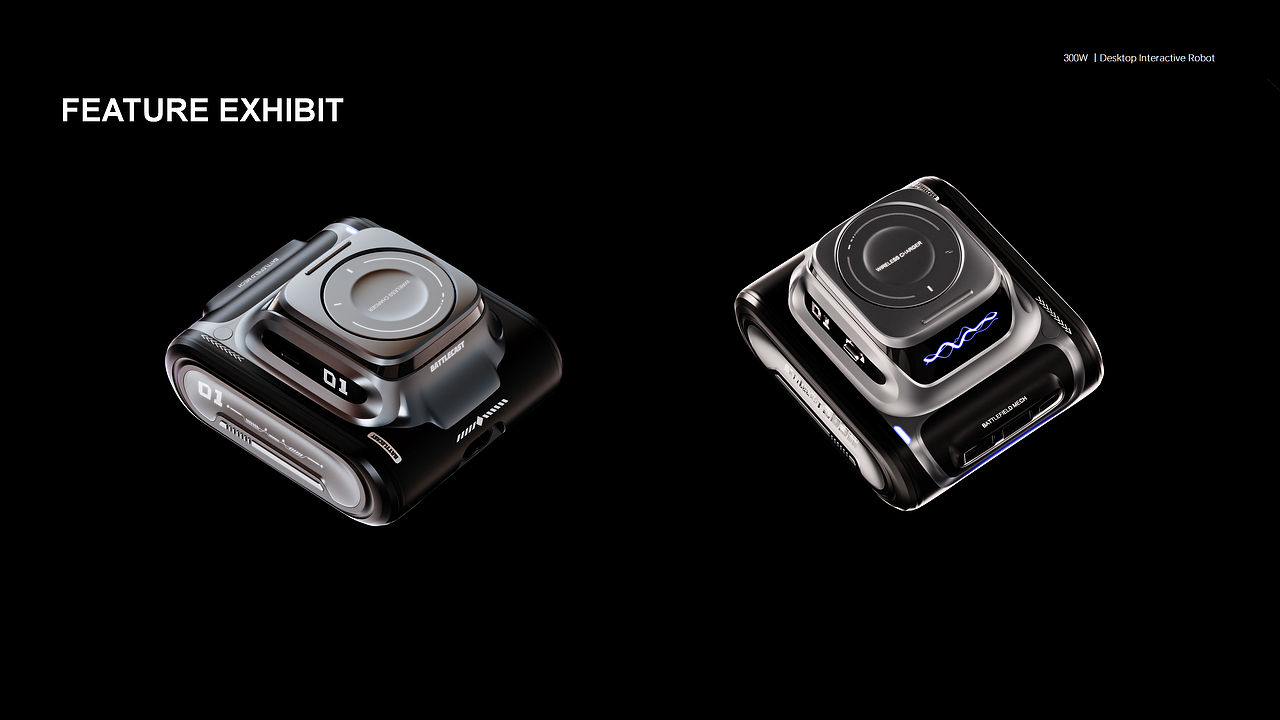 300W丨桌面充机器人300W丨Desktop Interactive Robot（图ZNDA0ODIxMDEy） - 电子产品 - 站酷设计师RuienL原创素材 - 站酷ZCOOL