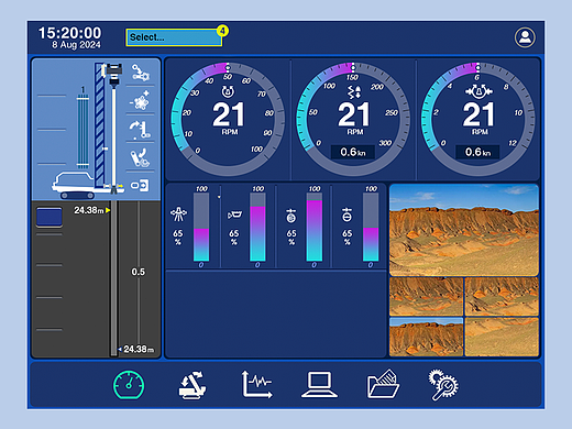 工程机械类HMI——钻机