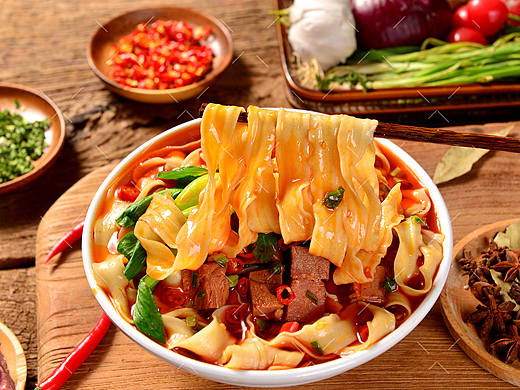 山西牛肉刀削面产品拍摄|电商美食摄影|×郑州密斯杨