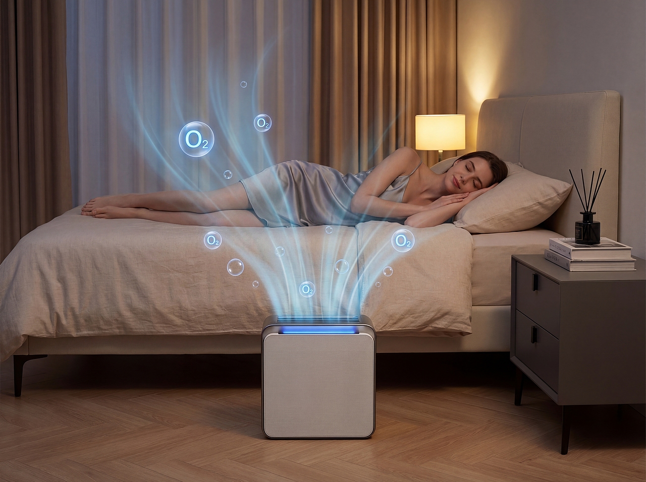 空气净化器场景设计（图ZNDA0ODI3MTI4） - AI作品 - 站酷设计师苏可er原创素材 - 站酷ZCOOL