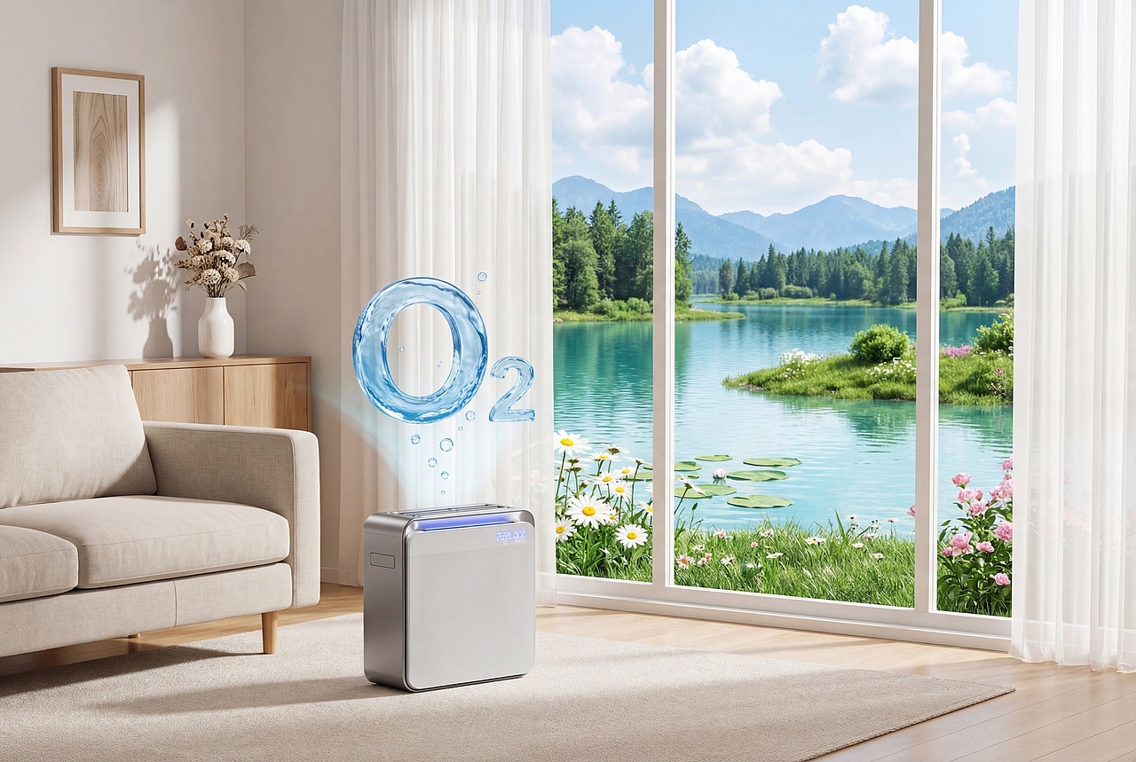 空气净化器场景设计（图ZNDA0ODI3MTIw） - AI作品 - 站酷设计师苏可er原创素材 - 站酷ZCOOL