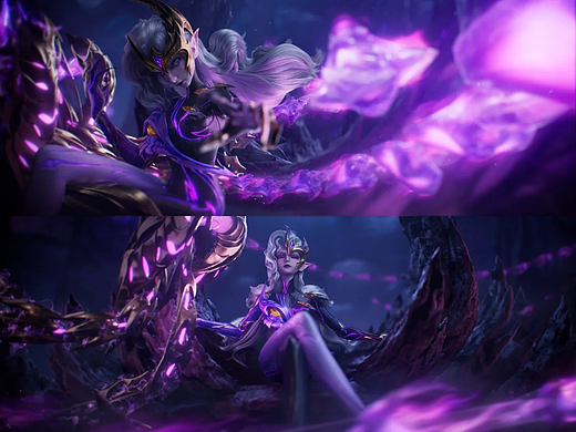 我用C4D为MLBB新英雄🔮CG片制作了一些镜头