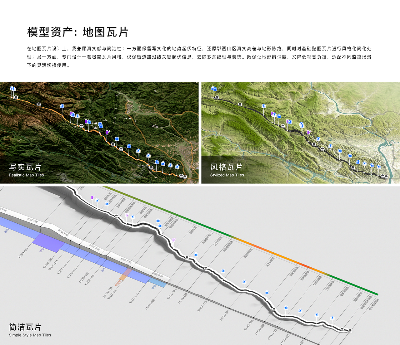 (AI还原) 交通-山区高速干线管控系统(图ZNDA0ODMzNzEy) - 软件界面 - 站酷设计师三鱼先生原创素材 - 站酷ZCOOL