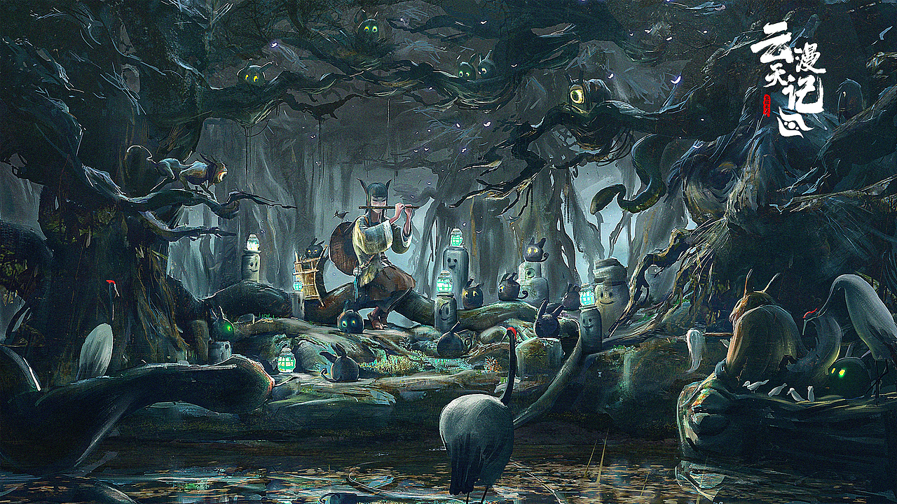 《云天漫记》-平安夜 绘制过程（图ZNDA0ODM5MjUy） - 商业插画 - 站酷设计师宝林本迟站原创素材 - 站酷ZCOOL