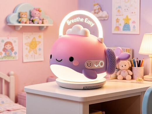 我们设计了一款让孩子不再害怕的雾化器