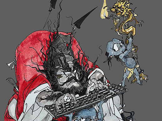 考研——钟馗百态图