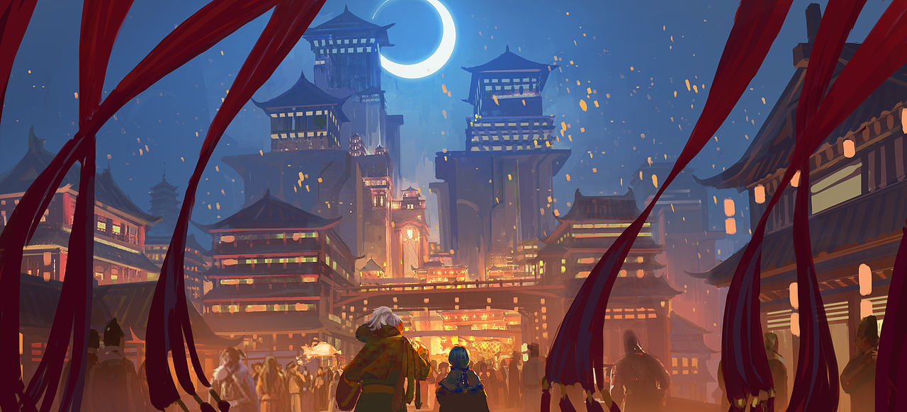 归墟岛（图ZNDA0ODQ2NTY0） - 概念设定 - 站酷设计师GadezLin原创素材 - 站酷ZCOOL