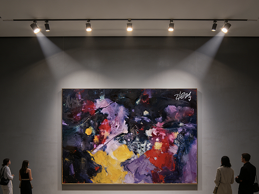 北鸿“超印象诗画”《超印象:花非花》之一