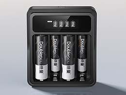 充电电池渲染*4-倍量品牌