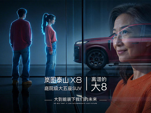 岚图泰山X8丨大到能装下我们的未来