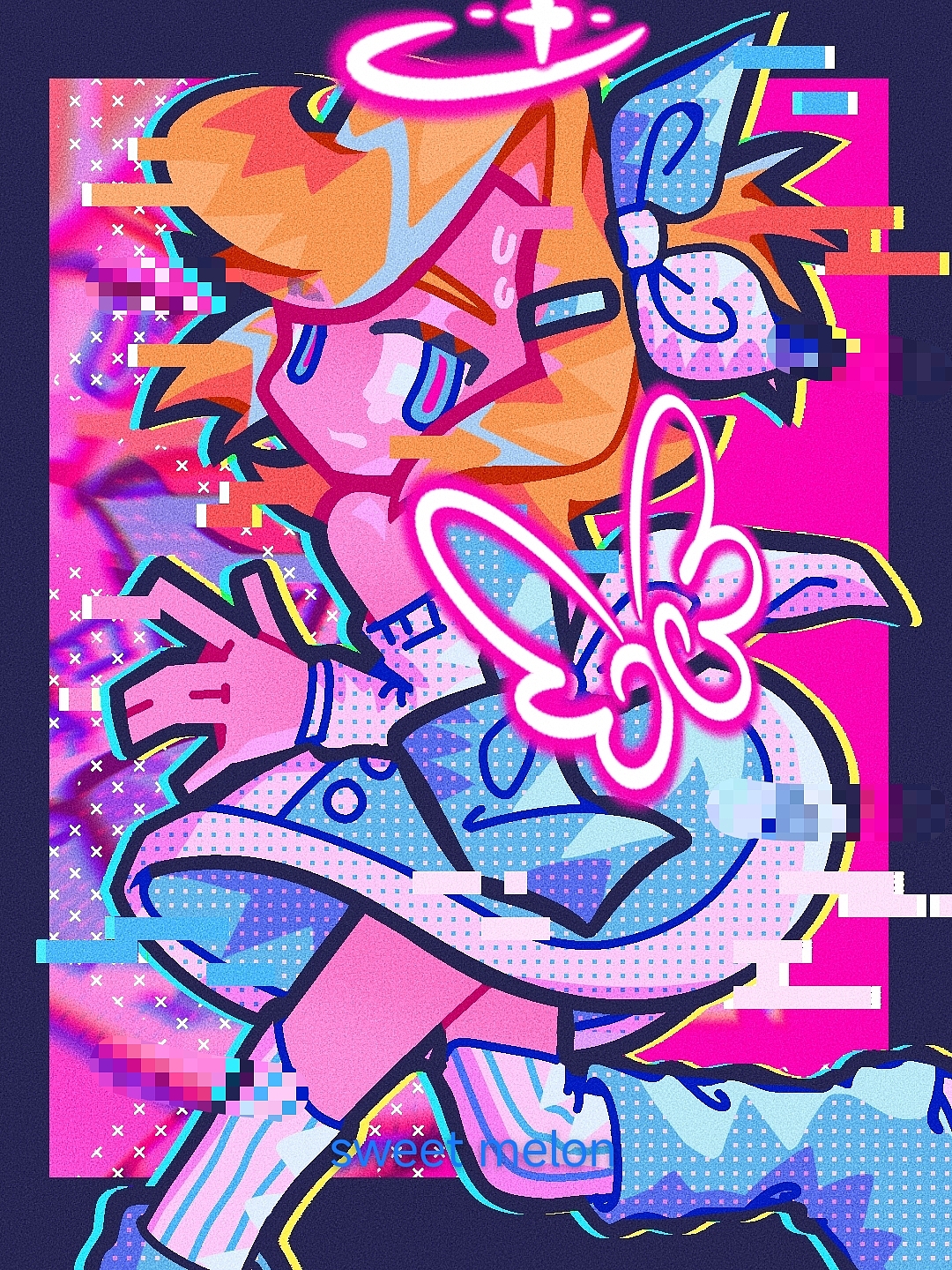 个人插画（图ZNDA0ODYyNTI0） - 绘画 - 站酷设计师sweet甜瓜原创素材 - 站酷ZCOOL