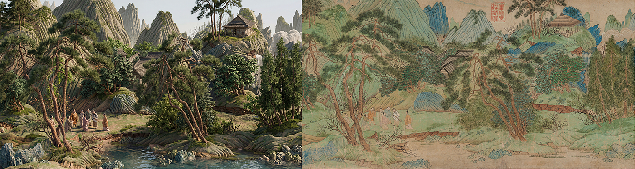 离谱的大8-触手可及的桃花源(图ZNDA0ODYzMzIw) - AI作品 - 站酷设计师GUUYU郭宇原创素材 - 站酷ZCOOL