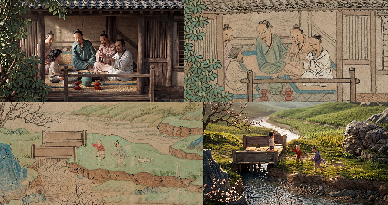 离谱的大8-触手可及的桃花源（图ZNDA0ODYzMzE2） - AI作品 - 站酷设计师GUUYU郭宇原创素材 - 站酷ZCOOL